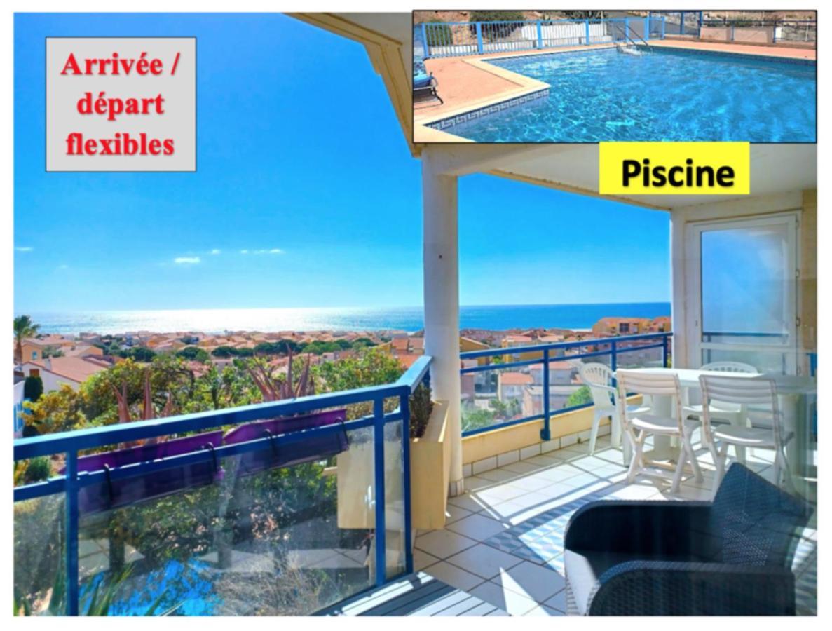 Plain-Pied, Terrasse, Piscine, Pleine Vue Mer, Plage A 6' A Pied, Parking, Wifi Фльори Екстериор снимка